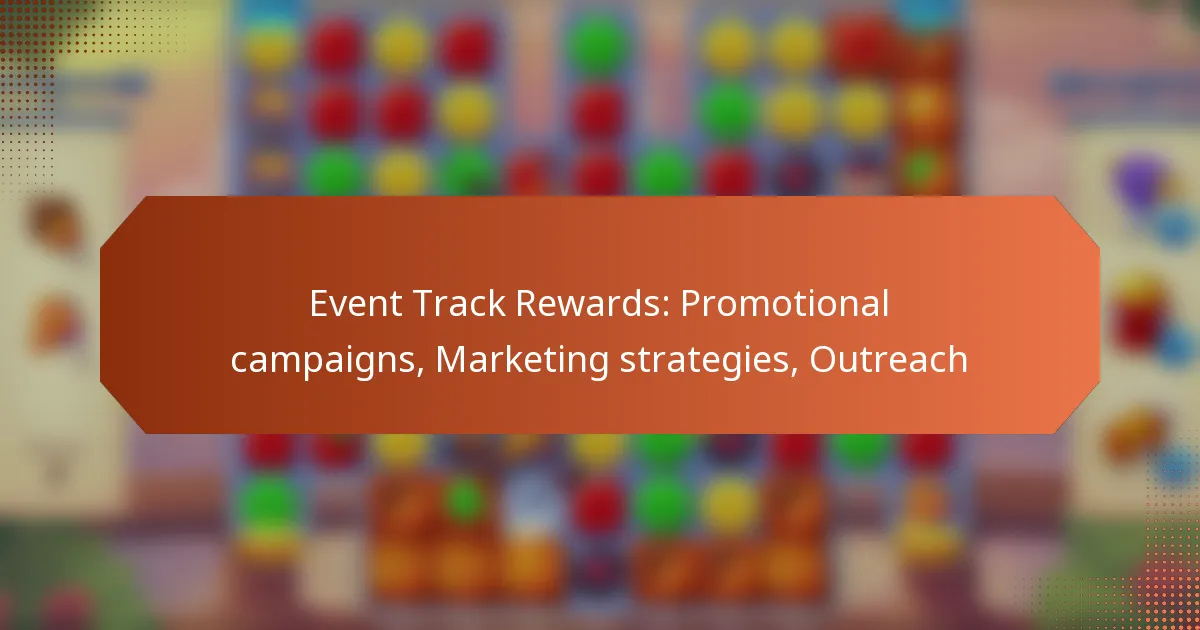 Event Track Rewards: Promotional campaigns, Marketing strategies, Outreach